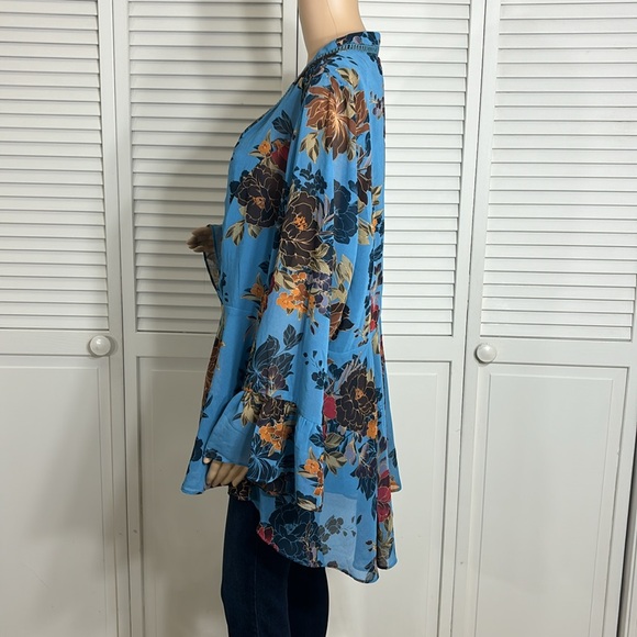 NWT City Chic Lydia Top Peacock Floral Blouse Size 20 - Picture 11 of 13